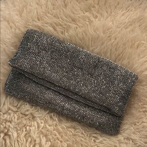 Club Monaco Beaded Clutch Bag
